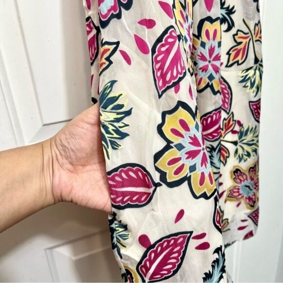 New RAG & BONE  Bailey Self-Tie Floral Minidress in Floral Print Size M - Picture 10 of 11